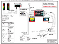 Alpha Systems AOA Falcon Angle of Attack Indicator Technical Connection Diagram